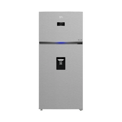 Beko 650L Double Door Refrigerator with Water Dispenser, RDNE700E40DZXP
