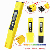 ADVANCED™ Digital pH Meter Water Quality Tester,Water pH Tester With 0-14pH Measurement Range,Suitable For Drinking Water,Hydroponics, Aquarium , Swimming Pool High Precision 0.01pH Pen Tester