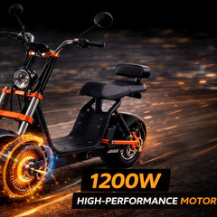Kugoo Electric Scooter 1200W 40KM Range 50KM Speed, C2