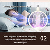 Electric Mosquito Racket – USB Rechargeable Fly Killer with Purple UV Light and Triple Layer Safety Net - insect killer racket - mosquito lamp