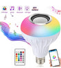2-in-1 Smart LED Bulb + Bluetooth Speaker | RGB Light + Remote Control