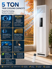 Hisense 5 Ton Floor Standing Double Fan Air Conditioner - AUF60CR4SMPA3