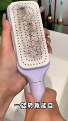 Self Cleaning Hair Brush, One Click Cleaning, Telescopic Hair Comb, Anti Static Hair Brush, Magic Cleaning Brush, Self cleaning Brush