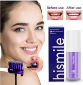 Hismile v34 colour corrector serum purple teeth whitening