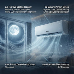 Gree 2.5 Ton Piston Split Air Conditioner - T3, G4MATIC-R32C3