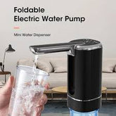 Portable Automatic Water Dispenser Pump, Foldable Water Bottle Pump, USB C Charging, 5 Gallon Water Dispenser Bottle Pump, Electric Mini Water Pump for Home, Office, Camping