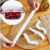 Disposable Food Cover Plastic Wrap Elastic Food Lids For Fruit Bowls Cup Cap Storage Kitchen Fresh Keeping Saver Bag