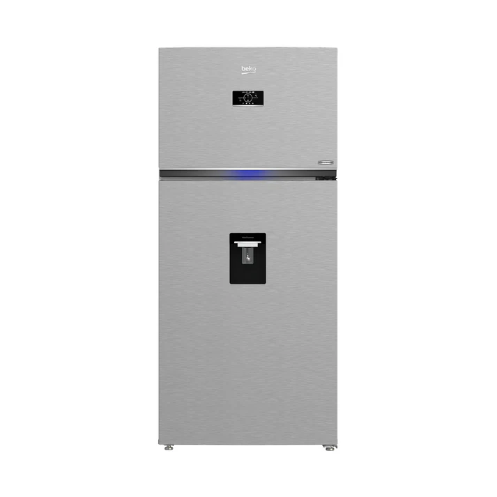 Beko 650L Double Door Refrigerator with Water Dispenser, RDNE700E40DZXP