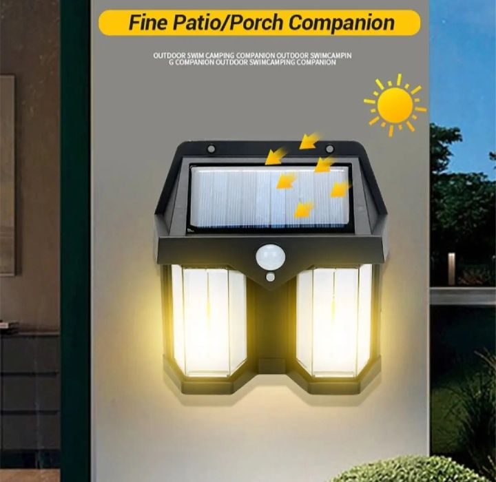 Face Value Solar Sensor Light Human Body Induction Light Operated Outdoor Wall Lamps Home Decorative Wall Lamp Lights Solar Garden Lights