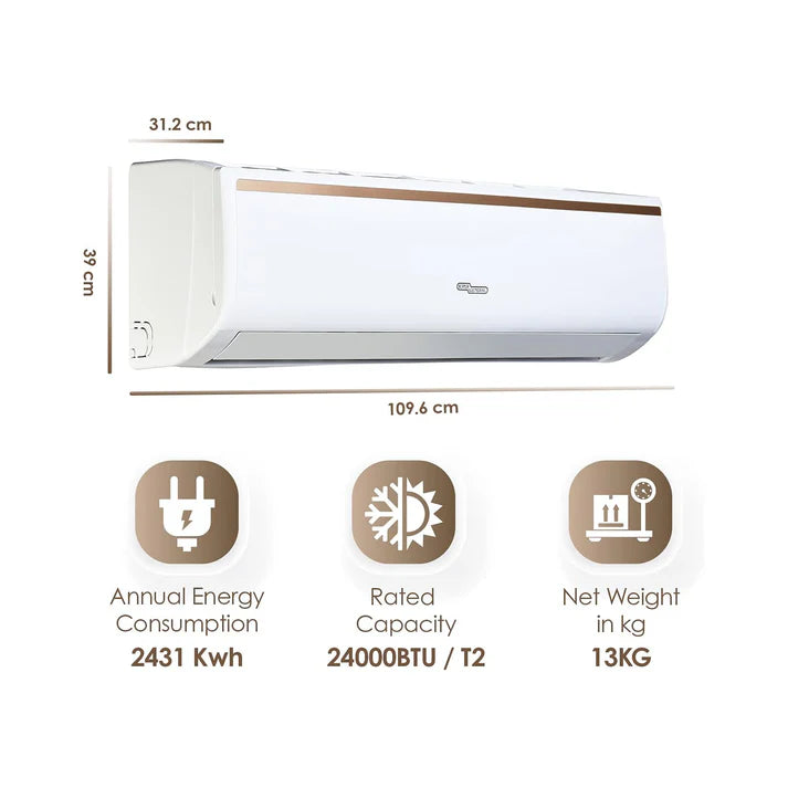 Super General 2 Ton Rotary T3 Split Air Conditioner, SGS249AE