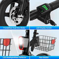 Wind Horse Electric Scooter 500W 25-35KM Range 35KM Speed, W3