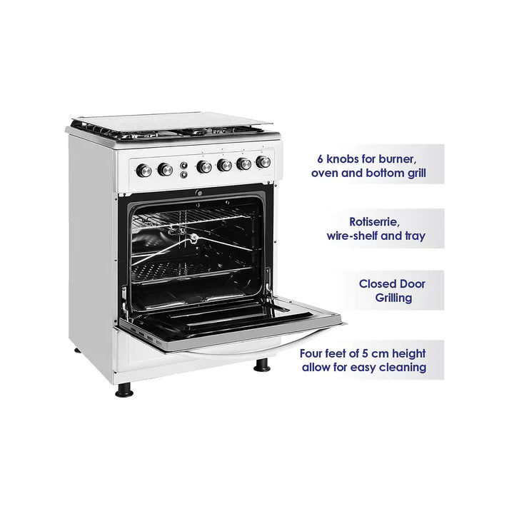 Super General 60X60 Cm 4 Burner Cooking Range, SGC6470MSFS