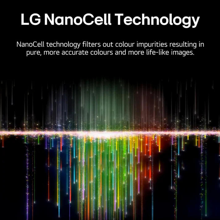 LG 65 inch NanoCell Smart TV - 4K, 65NANO81