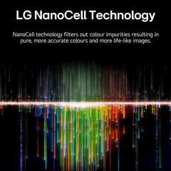 LG 65 inch NanoCell Smart TV - 4K, 65NANO81