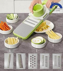 5 in 1 Vegetable Cutter and Slicer – Multifunctional Stainless Steel Slicer for Quick & Easy Food Prep 4 Ratings