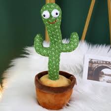 Rechargeable Dancing Cactus Talking Toy,- Creative Kids Toy