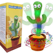 Rechargeable Dancing Cactus Talking Toy,- Creative Kids Toy
