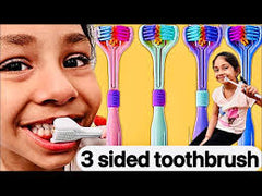 Three Sided Soft Toothbrush Ultra Fine Soft Bristle Adult Toothbrush Oral Care Safety Teeth Brush