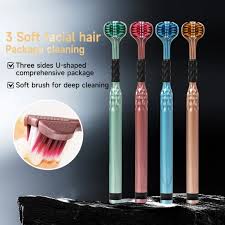 Three Sided Soft Toothbrush Ultra Fine Soft Bristle Adult Toothbrush Oral Care Safety Teeth Brush
