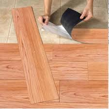 3D PVC Wood Vinyl Floor Stickers Self-adhesive