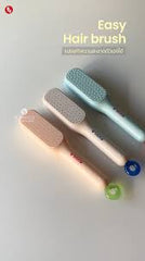 Self Cleaning Hair Brush, One Click Cleaning, Telescopic Hair Comb, Anti Static Hair Brush, Magic Cleaning Brush, Self cleaning Brush