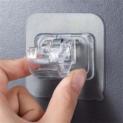 Self-Adhesive Curtain Rod Brackets: 2/4/6Pcs Non-Punch Hooks for Kitchen, Bathroom & Home - Adjustable & Durable