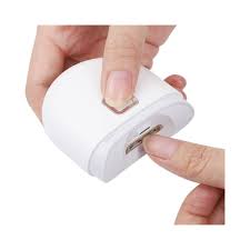 Rechargeable Safety LED Light Nail Cutter Automatic Electric Nail Clipper