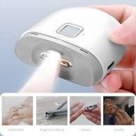 Rechargeable Safety LED Light Nail Cutter Automatic Electric Nail Clipper