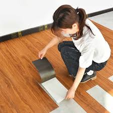 3D PVC Wood Vinyl Floor Stickers Self-adhesive