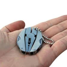 1 【Footprint】 Outdoor Portable Multifunction Folding Camping Stainless Steel Survival EDC Tools Plier Foldaway Keychain Screwdriver Travel Kit